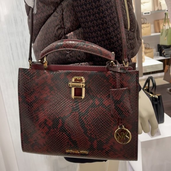 Michael Kors Penelope Medium Top Handle Satchel - Picture 15 of 16